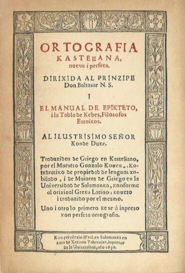 Gonzalo Correas, ortógrafo visionario